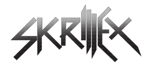 skrillex logo (white) - бесплатно png