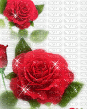 ♥Kawaii glitter roses♥ - GIF animé gratuit