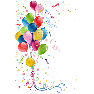 Kaz_Creations Party Balloons - zdarma png