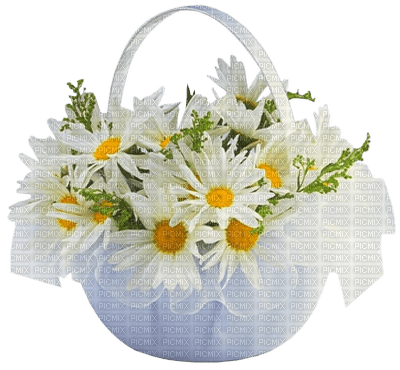 cesto de flores-l - png gratuito