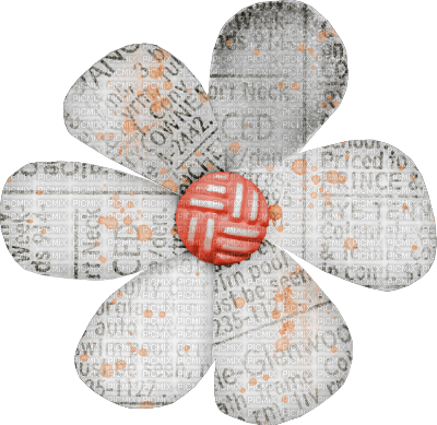 Flower Blume Button Knopf Print Pattern - kostenlos png