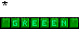 Pixel Green Blinkie - Zdarma animovaný GIF