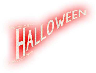 soave text halloween happy   red
