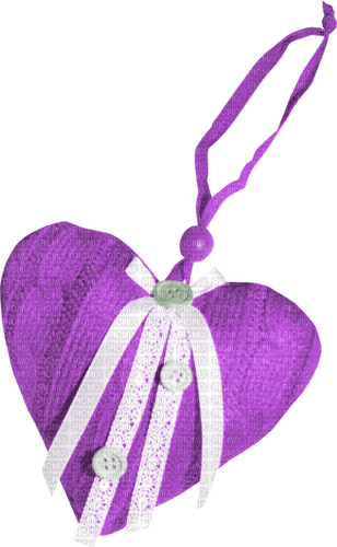 Heart.White.Purple - ingyenes png