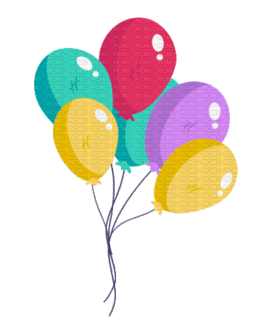 Birthday Balloon - Бесплатный анимированный гифка