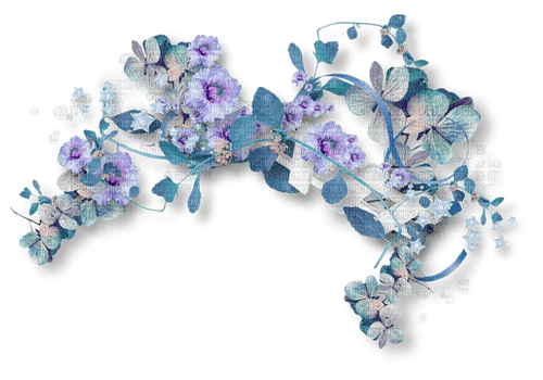 fleur bleu.Cheyenne63 - png grátis