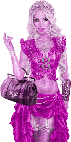 kikkapink woman steampunk fashion - 免费PNG