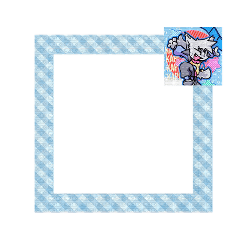 Small blue frame - ücretsiz png
