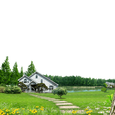 house landscape - nemokama png