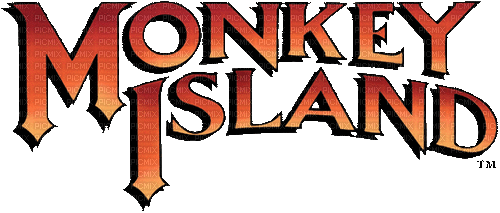 monkey island - GIF animasi gratis