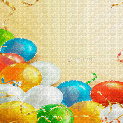 soave background animated birthday balloon rainbow - Бесплатни анимирани ГИФ