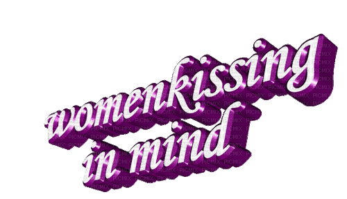 WOMANKISSING in mind - Gratis animeret GIF
