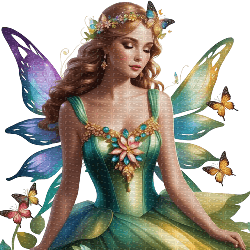 springtimes spring fairy girl woman fantasy - 無料png