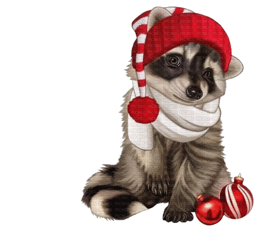 animal winter Christmas snow - Bezmaksas animēts GIF