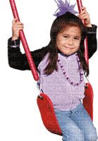 Kaz_Creations Baby Enfant Child Girl Swing - Free PNG