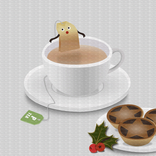 Cute Tea Bag - GIF animado gratis