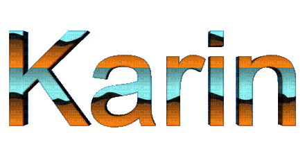 Name. Karin - GIF animado gratis