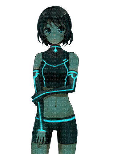 anime futuristic girl