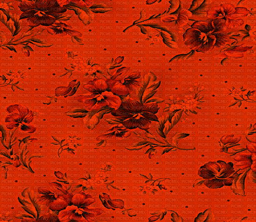 red flowers background - Gratis animeret GIF