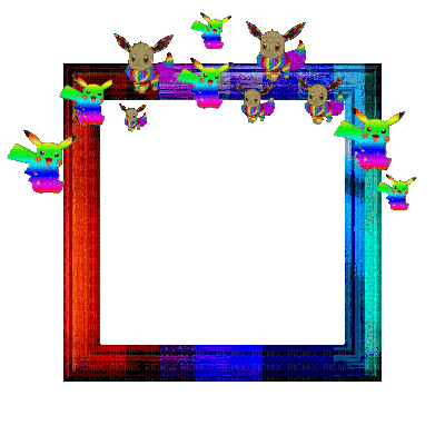 Small Rainbow Frame - Kostenlose animierte GIFs