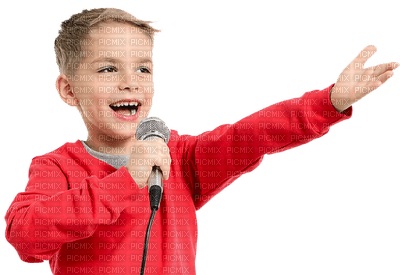 Kaz_Creations  Baby Enfant Child Boy Singing - PNG gratuit