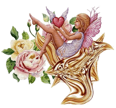 fée aux ailes roses - безплатен png