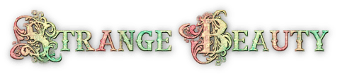 soave text strange beauty surreal pink green - 免费PNG