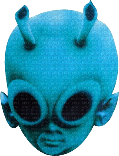 blue alien - PNG gratuit