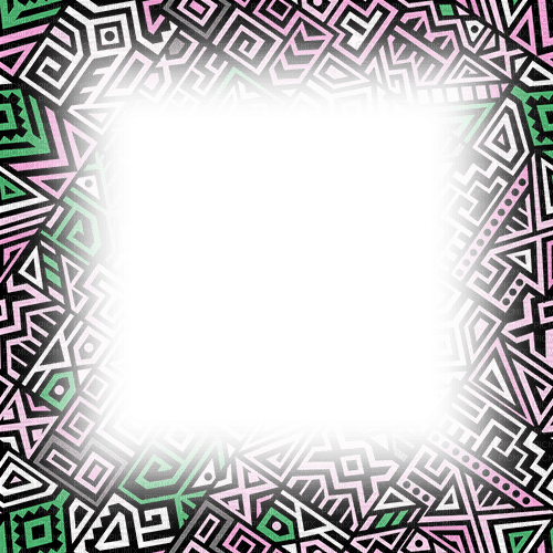 african geometric texture frame by dolceluna - png gratis