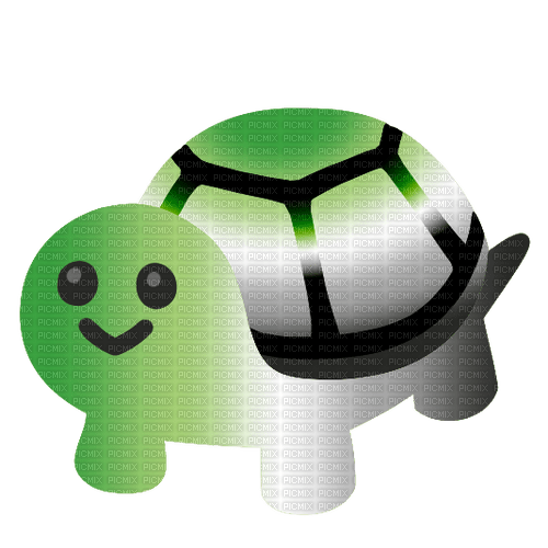 Aromantic pride turtle emoji - png grátis