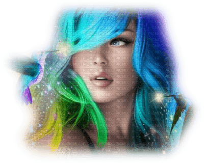 Kaz_Creations Woman Femme Colours Colourful - png gratis