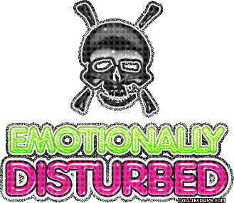 emotionally disturbed skull - Бесплатни анимирани ГИФ