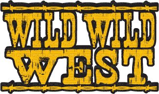 Wild.West.text.phrase.yellow.Victoriabea - ilmainen png