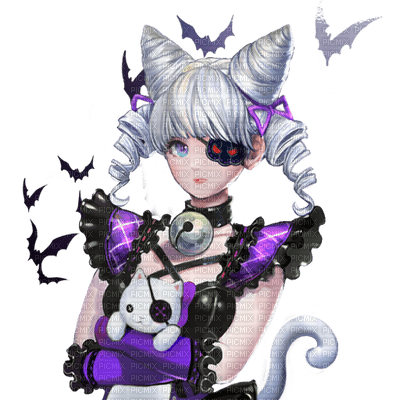 Kaz_Creations  Halloween Anime - PNG gratuit