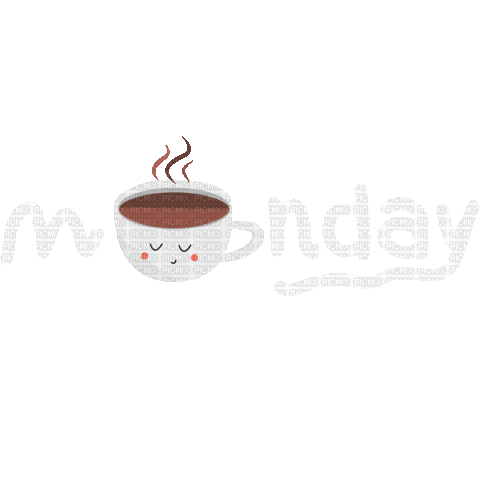 Monday Coffee - GIF animado gratis