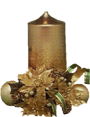 gala Christmas candle - 免费PNG