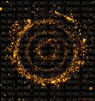 Gold Spiral glitter - Free animated GIF