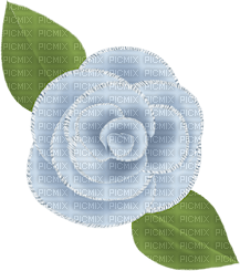 dolceluna blue rose - ücretsiz png