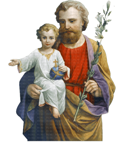 Enfant Jésus et Saint Joseph - ücretsiz png