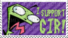 Invader Zim // I Support Gir - GIF animado grátis