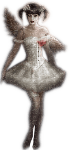Rena white Gothic Angel Engel - png gratuito