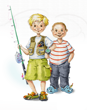 child fishing bp - бесплатно png