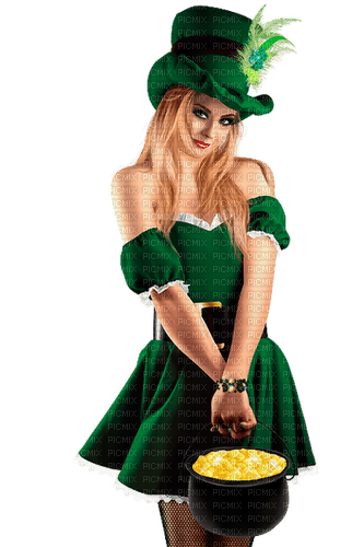 st. Patrick woman  by nataliplus - png grátis