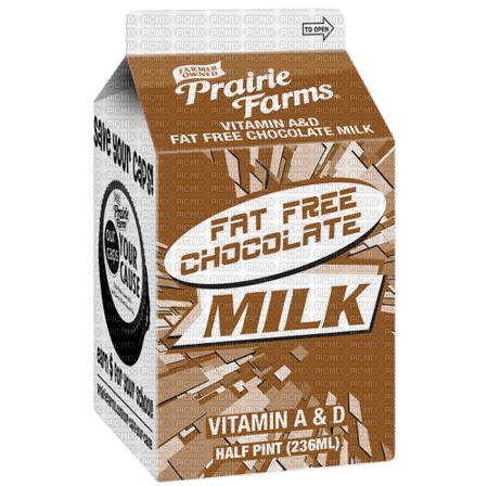 Chocolate Milk Carton - png grátis