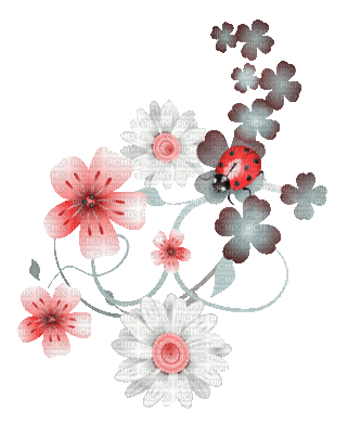 soave deco branch animated spring flowers patrick - Бесплатный анимированный гифка