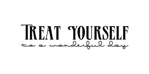 treat yourself/ words - zdarma png