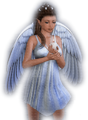 Angel bleu - PNG gratuit