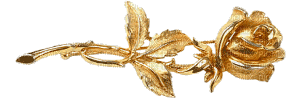 Gold rose - Безплатен анимиран GIF