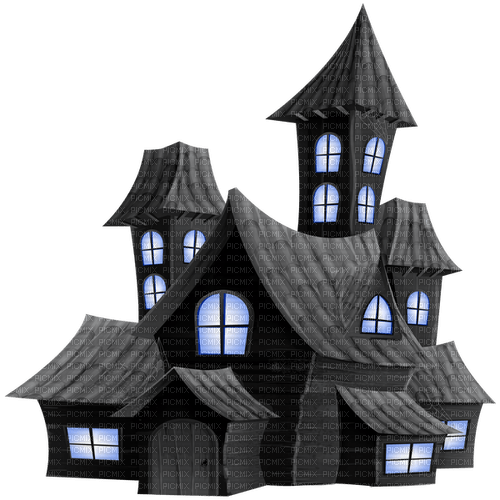 haunted house Bb2 - PNG gratuit
