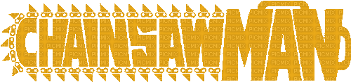chainsaw man logo / Brand - Bezmaksas animēts GIF